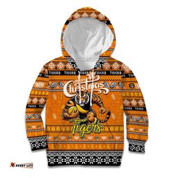 Personalized Tigers Football Xmas Kid Hoodie Australia AFL Mascot