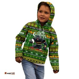 Personalized Panthers Rugby Xmas Kid Hoodie Australia NRL Mascot
