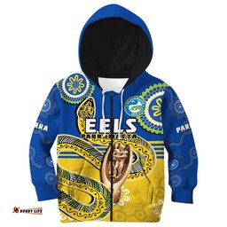Eels Rugby Hoodie KID Parra Indigenous Proud Premiers