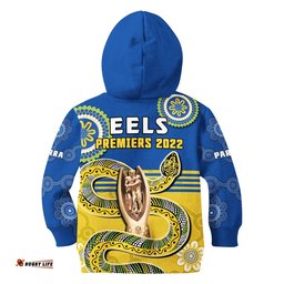 Eels Rugby Hoodie KID Parra Indigenous Proud Premiers