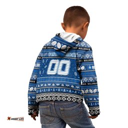 Personalized Bulldogs Rugby Xmas Kid Hoodie Australia NRL Mascot