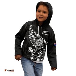 New Zealand All Black Rugby Kid Hoodie