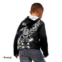 New Zealand All Black Rugby Kid Hoodie