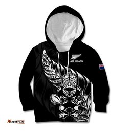 New Zealand All Black Rugby Kid Hoodie