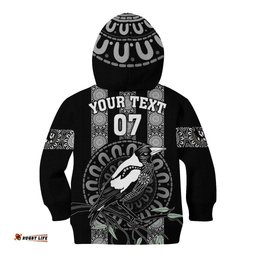 Personalised Collingwood Football Kid Hoodie Champions GO Magpies