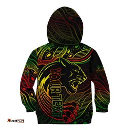 Custom Panthers NRL Kid Hoodie Aboriginal Founded 1966