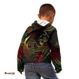 Custom Panthers NRL Kid Hoodie Aboriginal Founded 1966