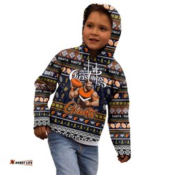 Personalized Giants Football Xmas Kid Hoodie Australia AFL Mascot