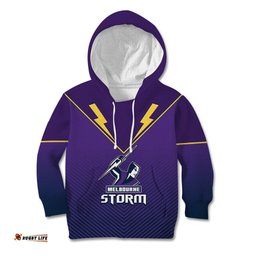 Storm Rugby Kid Hoodie Purple Sporty Go Storm