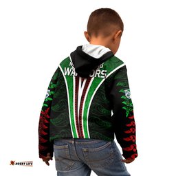 New Zealand Rugby Silver Fern Kid Hoodie The Maori Warriors