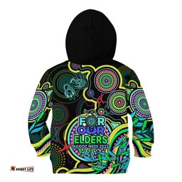 NAIDOC Week Kid Hoodie Indigenous Tribal Ver.02 Yellow
