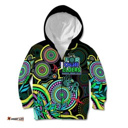 NAIDOC Week Kid Hoodie Indigenous Tribal Ver.02 Yellow