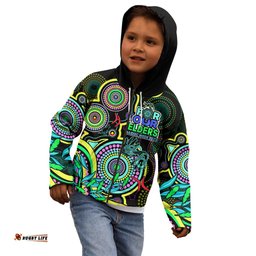 NAIDOC Week Kid Hoodie Indigenous Tribal Ver.02 Yellow