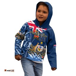 Personalised Happy Australia Day 26 January Kid Hoodie