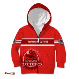 Personalised Australia Rugby Kid Hoodie Illawarra Cutters Sporty Style