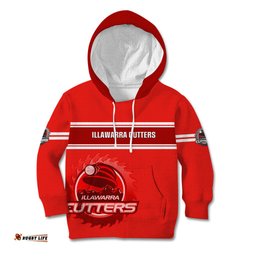 Personalised Australia Rugby Kid Hoodie Illawarra Cutters Sporty Style