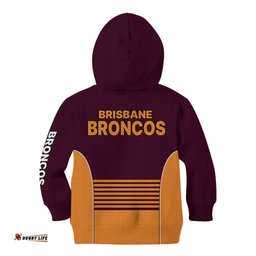 Brisbane Broncos NRL Kid Hoodie No3