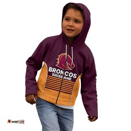 Brisbane Broncos NRL Kid Hoodie No3