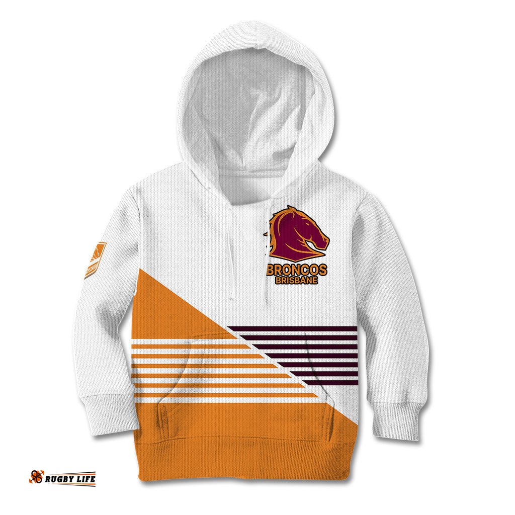 Brisbane Broncos NRL Kid Hoodie No1
