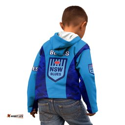 NSW Rugby Kid Hoodie Go Blues Camouflage Sporty Style