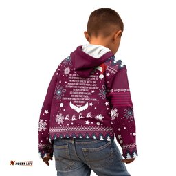 Sea Eagles Rugby Kid Hoodie Manly Boys Victory Christmas Vibe