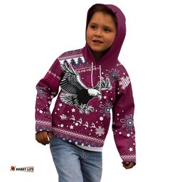 Sea Eagles Rugby Kid Hoodie Manly Boys Victory Christmas Vibe