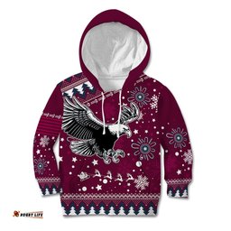 Sea Eagles Rugby Kid Hoodie Manly Boys Victory Christmas Vibe
