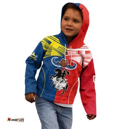 NRL Cowboys Combine Dragon Rugby Kid Hoodie Sporty Style