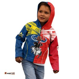 NRL Cowboys Combine Dragon Rugby Kid Hoodie Sporty Style