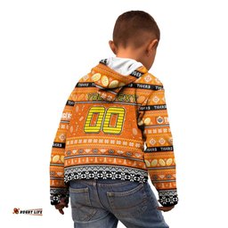 Personalized Tigers Rugby Xmas Kid Hoodie Australia NRL Mascot
