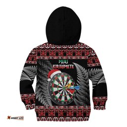 All I Want For Christmas Is Darts New Zealand Kid Hoodie