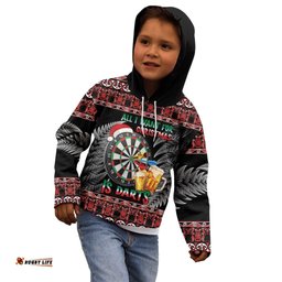All I Want For Christmas Is Darts New Zealand Kid Hoodie
