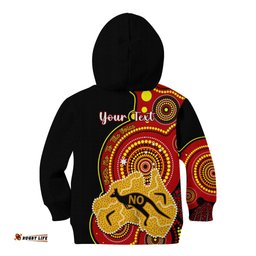 Personalised Australia Indigenous Kid Hoodie We Are All Australian Vote NO To The Voice