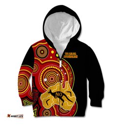 Personalised Australia Indigenous Kid Hoodie We Are All Australian Vote NO To The Voice