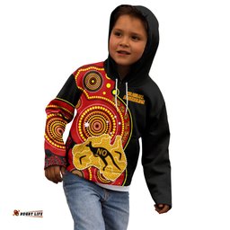 Personalised Australia Indigenous Kid Hoodie We Are All Australian Vote NO To The Voice
