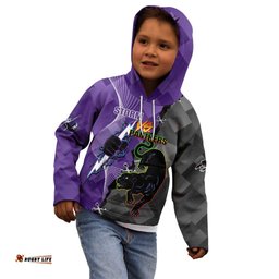 Personalised Storm And Panthers Rugby 2024 Kid Hoodie Go Champions Grand Final Dynamic Style