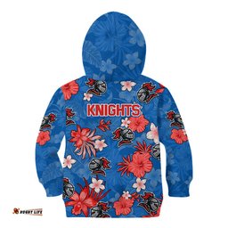Knights Rugby Kid Hoodie Beautiful Floral Pattern Spring Summer Vibe