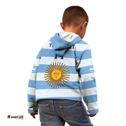 Personalised Argentina Rugby Kid Hoodie Los Pumas Go Champions Unique Style