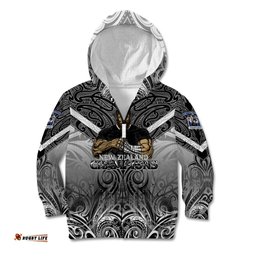 New Zealand Kid Hoodie Rugby Aotearoa Champions