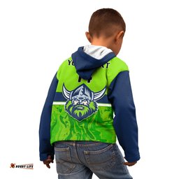 Personalised Raiders Rugby Kid Hoodie Canberra 1981 Sporty Style