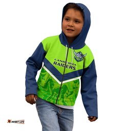 Personalised Raiders Rugby Kid Hoodie Canberra 1981 Sporty Style
