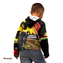 Panthers ANZAC Day Kid Hoodie Pennies Mascot Rosemary Starring Night Style