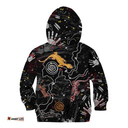 Lizard Aboriginal Australia Kid Hoodie