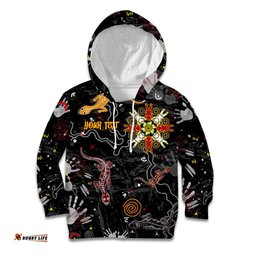Lizard Aboriginal Australia Kid Hoodie