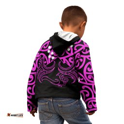 Matariki New Zealand Kid Hoodie Maori New Year Purple
