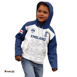 Personalised England Cricket Kid Hoodie Ashes Sporty Version