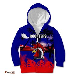 NRL Roosters Kid Hoodie Summer Vibe Style