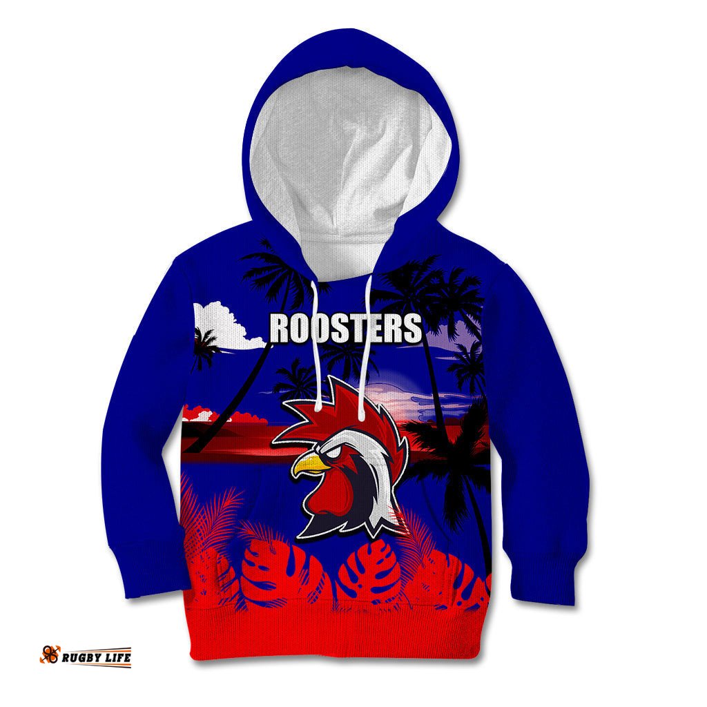 NRL Roosters Kid Hoodie Summer Vibe Style