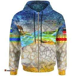 Kid Zip Up Hoodie, NAIDOC Week For Kid