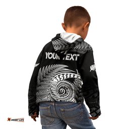 New Zealand Rugby Kid Hoodie Aotearoa Silver Ferns Champions